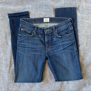 Hudson Jeans Shine Midrise Skinny, size 24